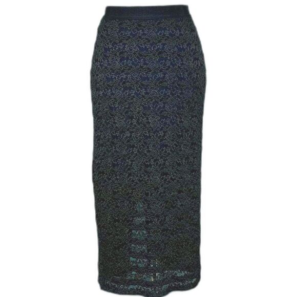 Anthropologie Dresses & Skirts - Vintage Anthro Weston Wear Lace Long Pencil Skirt Sz S/M